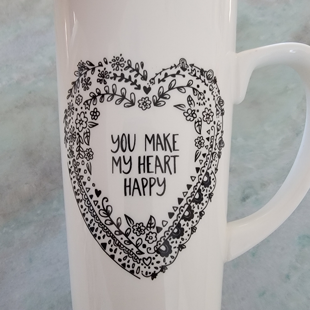 Natural Life "You Make My Heart Happy" mug. - Picture 3 of 8